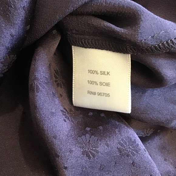 Rebecca Taylor 2 Silk Babydoll Flutter A Line Dress Eggplant Purple Flowy - Picture 12 of 14